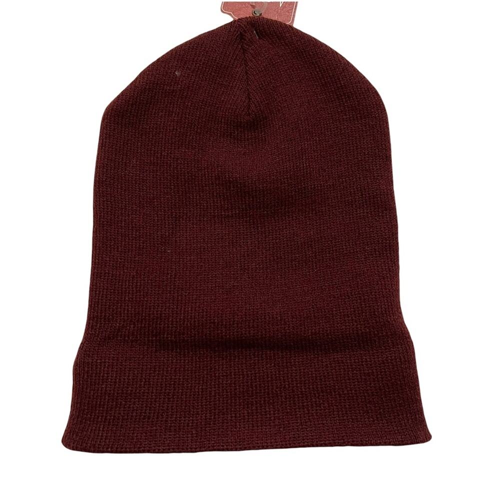 American Needle Red Knit Beanie Hat NWT